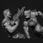 Wolverine vs Punisher - STL 3D print files