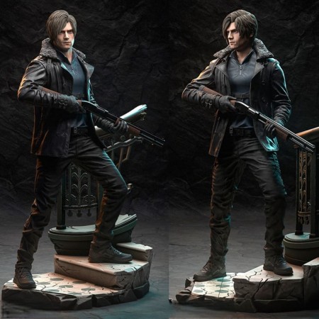 Resident Evil Requiem Leon Kennedy and Grace Ashcroft - STL 3D