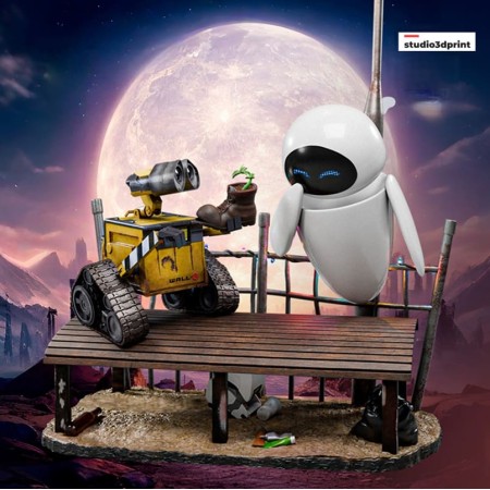 WallE and Eve - STL 3D print files