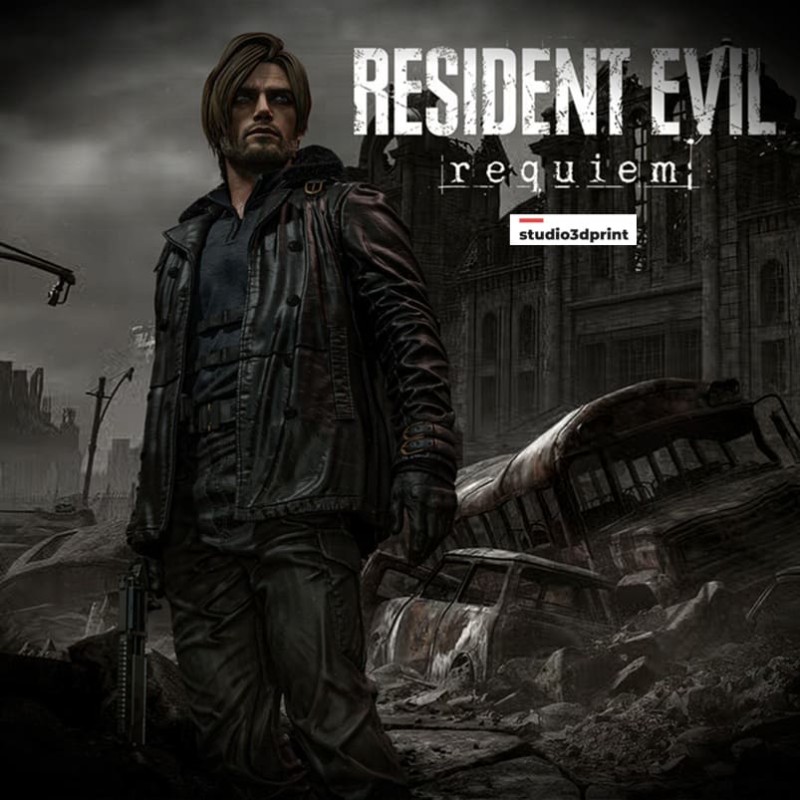 Leon Kennedy Resident Evil Requiem - STL 3D print files