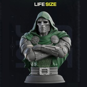 Dr Doom Bust Life Size - STL 3D print files