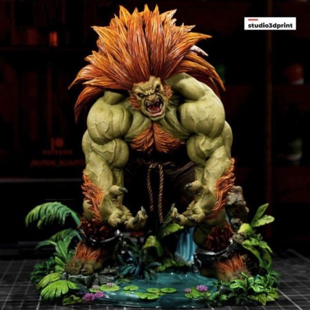 Blanka Street Fighter - STL 3D print files