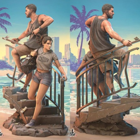 Jason y Lucia GTA 6 Diorama - STL 3D print files