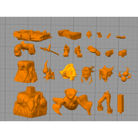 Shaman King Diorama - STL 3D print files
