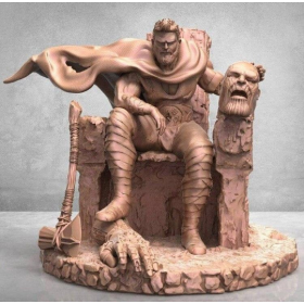 Thor in the throne - STL Files for 3D Print