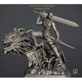 Ancient Warrior Samurai Lioun - STL Files for 3D Print