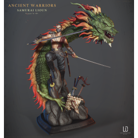 Ancient Warrior Samurai Lioun - STL Files for 3D Print