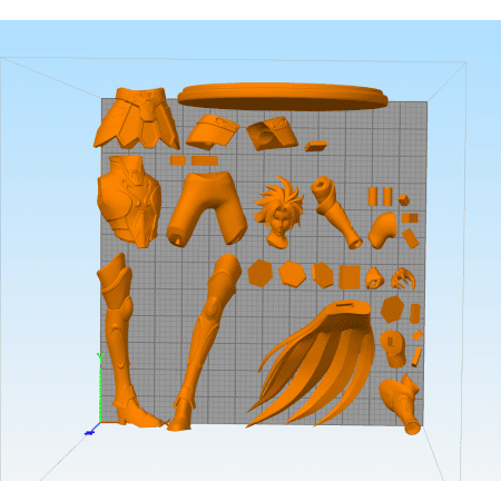 Gemini Saint Seiya - STL Files for 3D Print