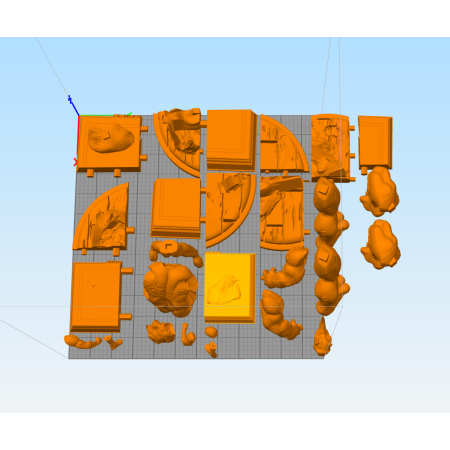 Spiderman vs Rhino - STL Files for 3D Print