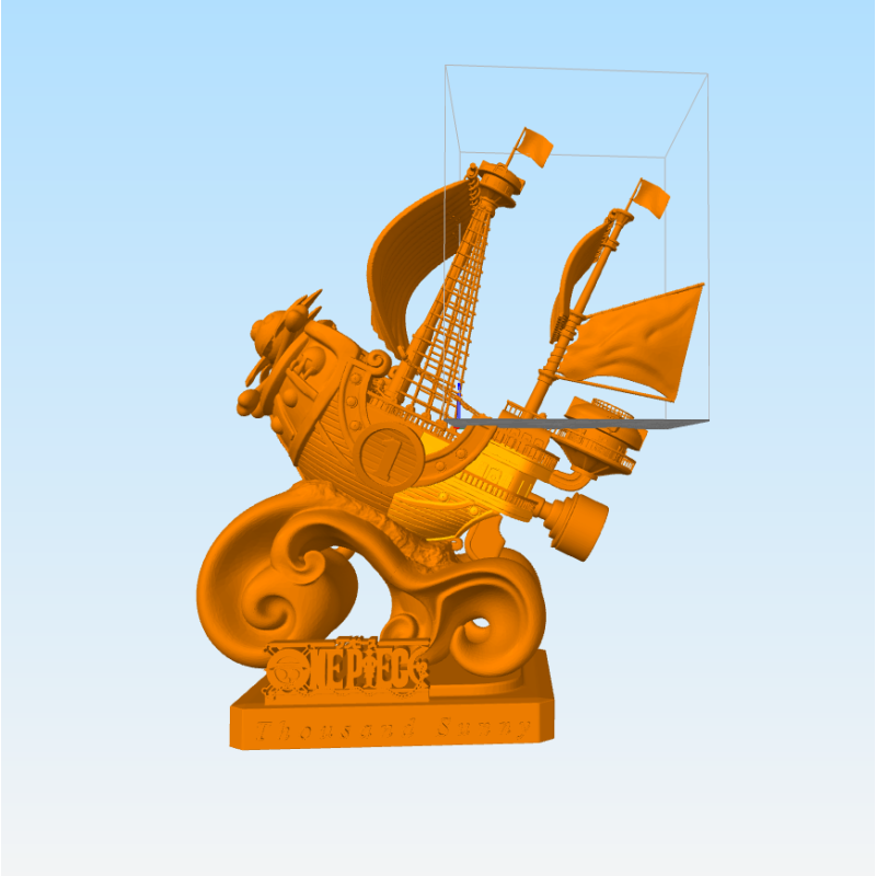 Archivo STL Modelo de barco de One Piece 💬・Objeto para impresora 3D para  descargar・Cults