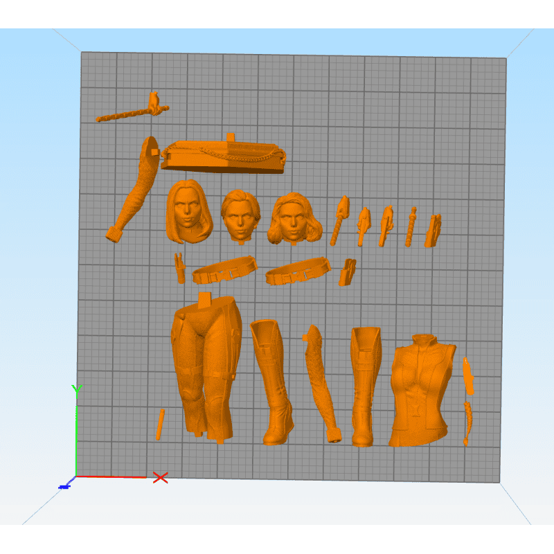 Black Widow combo - STL 3D print files