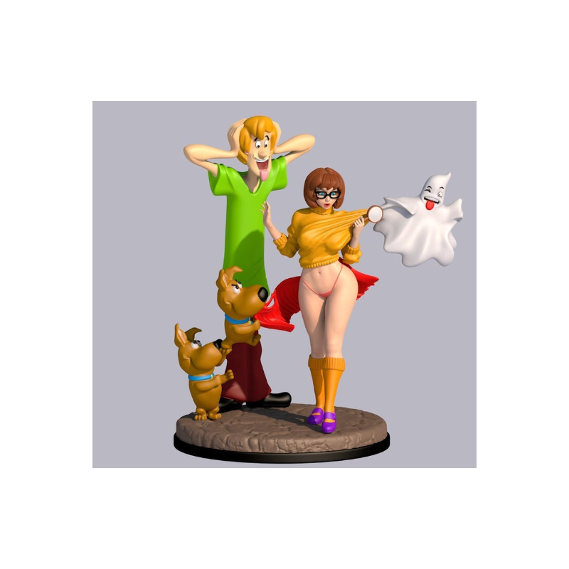 Sexy Velma and Scrapy + NFSW Version - STL Files for 3D Print