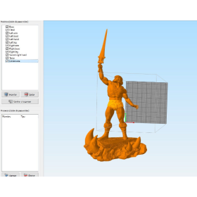 He-man battlecat diorama - STL Files for 3D Print