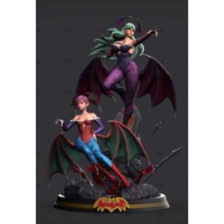 Morrigan and Lilith - STL Files for 3D Print