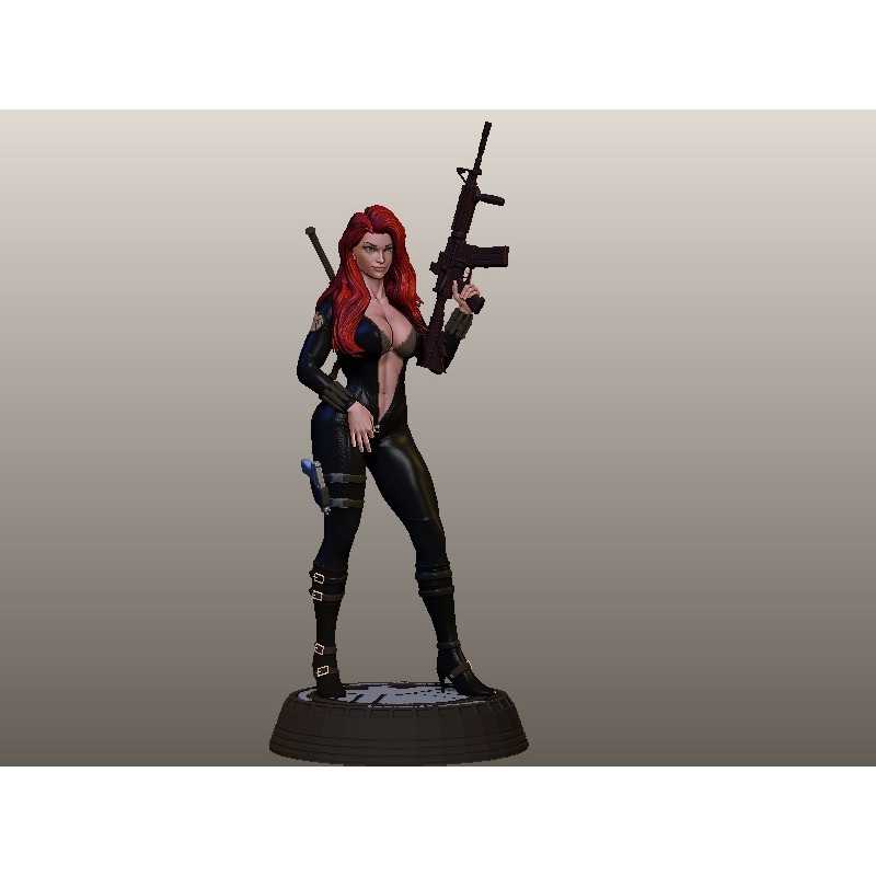 Sexy Black Widow - STL 3D print files