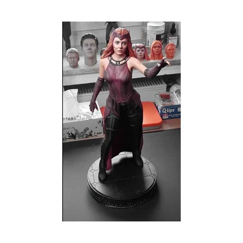 Wanda Scarlet Witch Marvel by ConcreteHead, Download free STL model