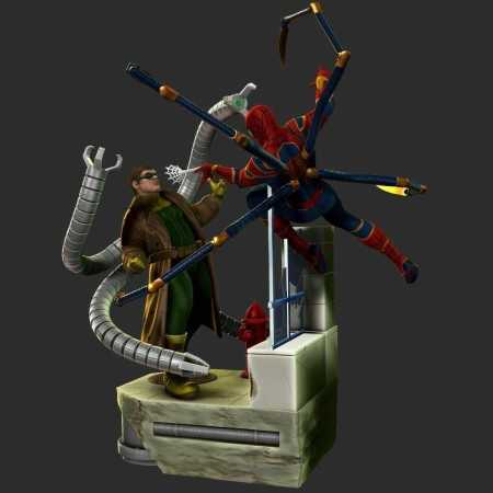 Spiderman Diorama - STL 3D print files