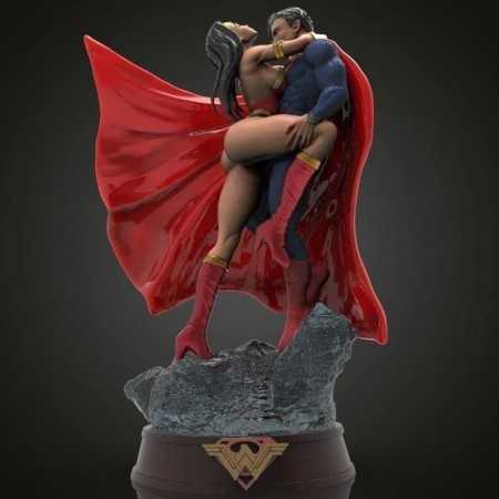 Superman and Wonder Woman - STL 3D print files