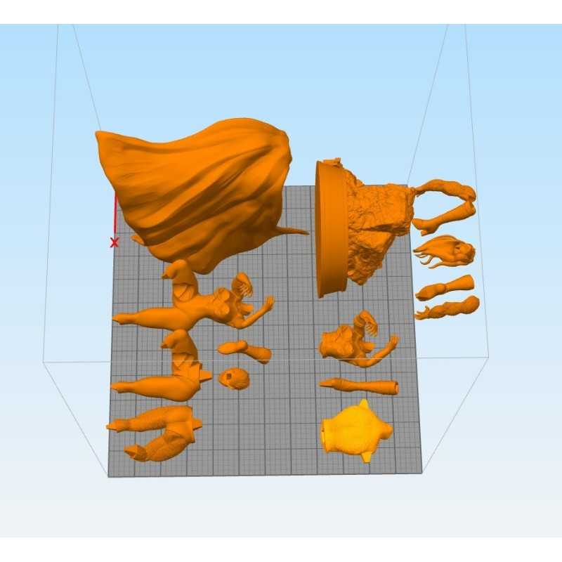 Superman And Wonder Woman - Stl 3d Print Files