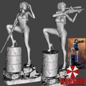 Jill Valentine Resident Evil - STL Files for 3D Print