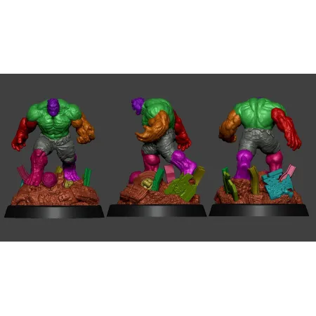 Hulk vs Hulkbuster - STL 3D print files