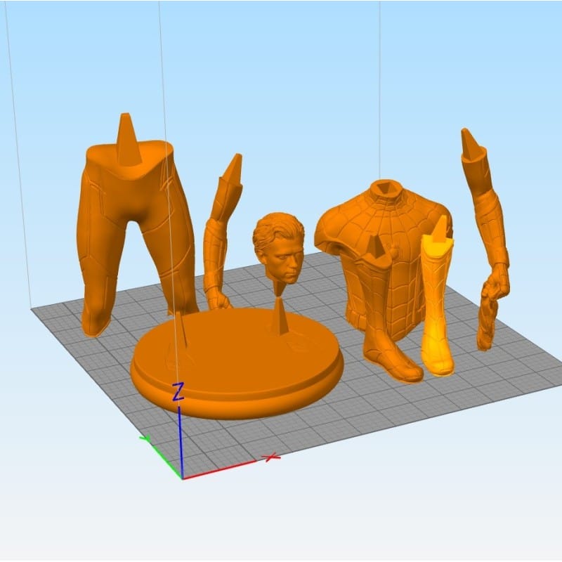 Spider-Man Tom Holland - STL 3D print files
