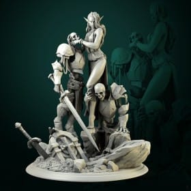Laedria the Necromancer - STL 3D print files