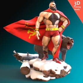 Zangief Street Fighter - STL 3D print files