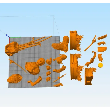 Ghost of Tsushima Jin Sakai - STL 3D print files