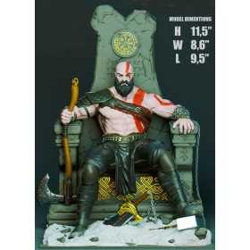 Kratos on Throne V2 - STL 3D print files