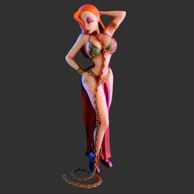 Princess Jessica Slave Girl - STL 3D print files