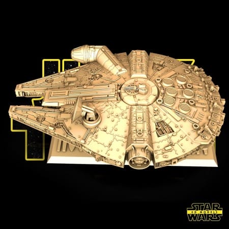 Millennium Falcon Star Wars - STL 3D print files