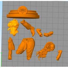 Laura Matsuda Street Fighter - STL 3D print files
