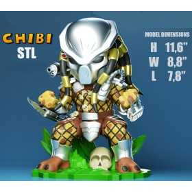 Predator Chibi - STL 3D print files