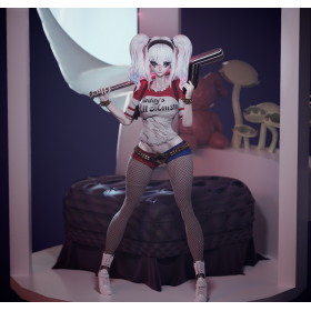 Harley Suicide Squad NSFW + SFW - STL 3D print files