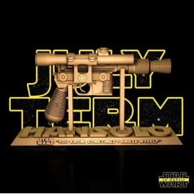 Han Solo Blaster Star Wars - STL 3D print files