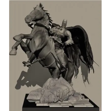 Batman on horse - STL 3D print files