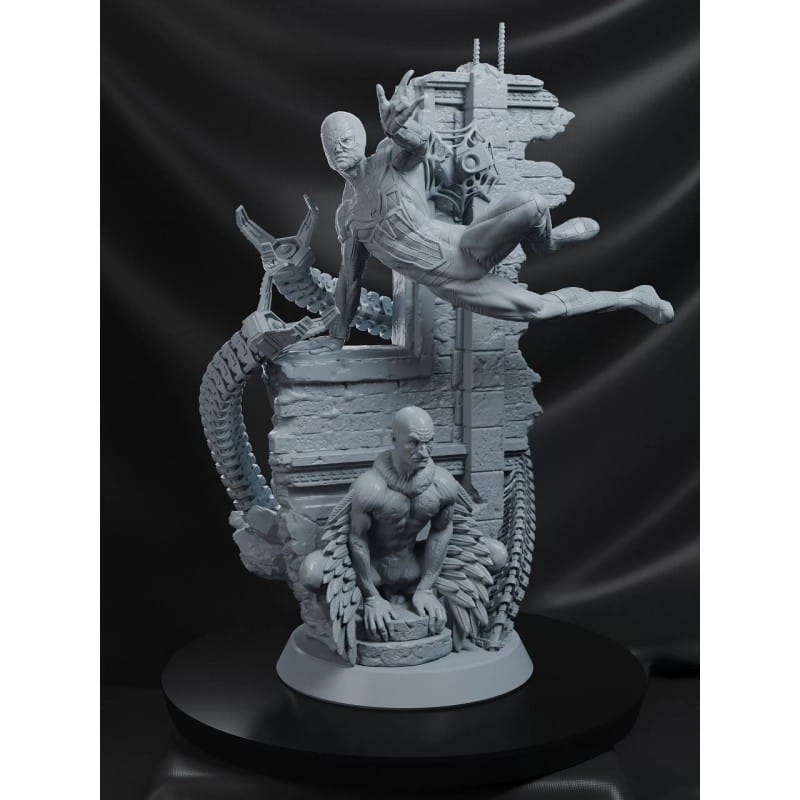 Spiderman Diorama - STL 3D print files