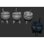 Witch Pinup Cauldron - STL 3D print files