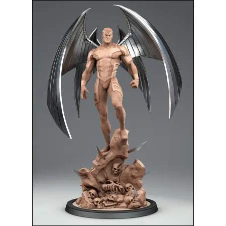 Archangel Diorama Statue - STL Files for 3D Print
