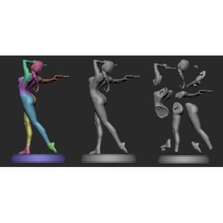 Black Widow Ballet of Death - STL 3D print files