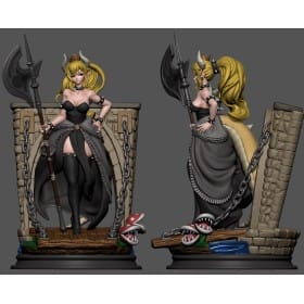 Battle Axe Bowsette - STL 3D print files