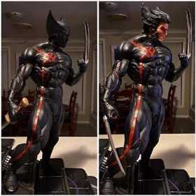 Wolverine Black Statue - STL Files for 3D Print
