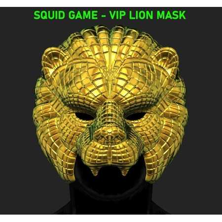Squid Game VIP Lion Mask - STL 3D print files