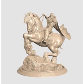 Raoh, the King of Hokuto on Horse - STL 3D print files