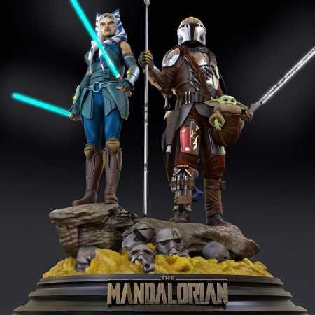 Ahsoka and Mandalorian - STL 3D print files