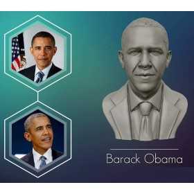 Barack Obama Bust - STL 3D print files