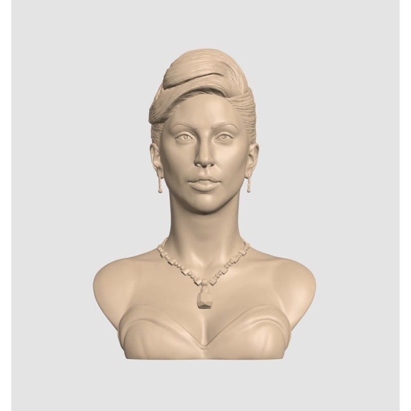 Lady Gaga Bust - STL 3D print files