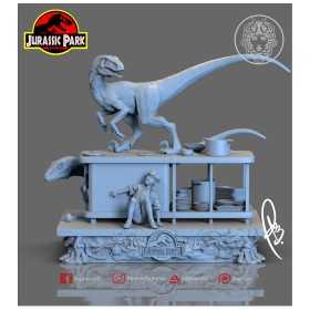Jurassic Park: Kitchen Scene - 3d print stl files