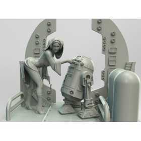 Princess Leia and R2D2 - STL 3D print files